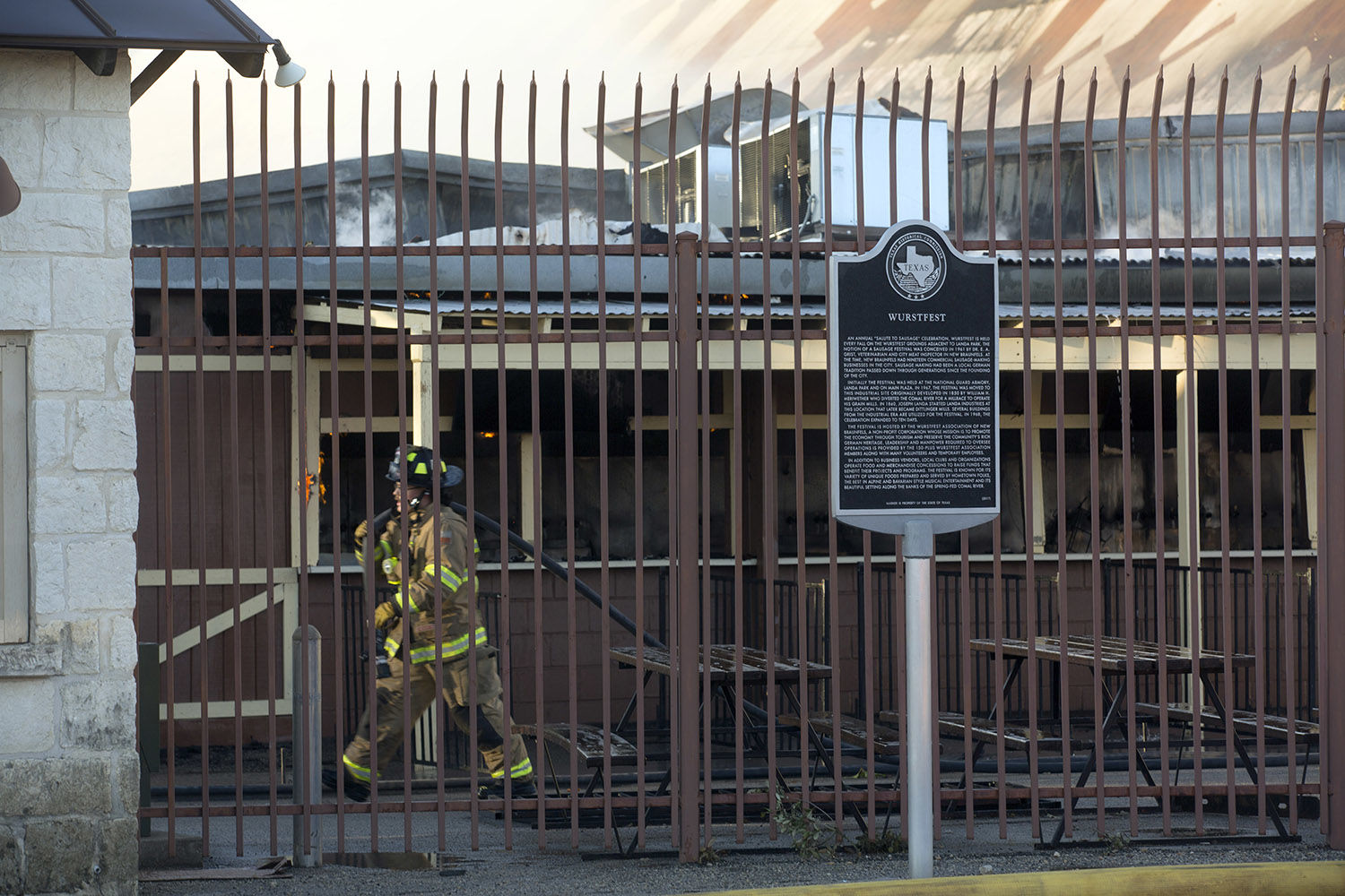 Historic site scorched